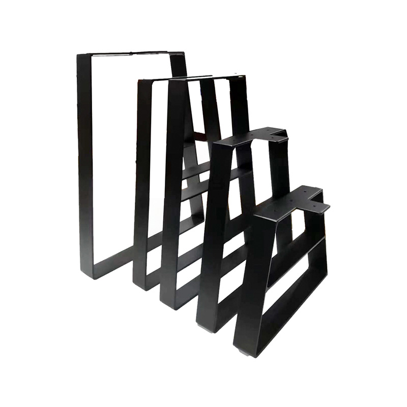 Kaki meja logam trapesium