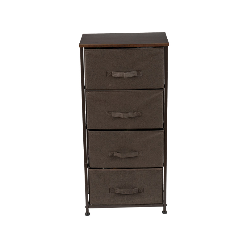 Kain ekstra lebar unit organizer penyimpanan 5-drawer untuk lemari